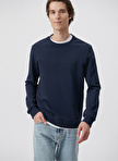 Mavi Bisiklet Yaka Lacivert Erkek Sweatshırt 065751-29743 SWEATSHIRT