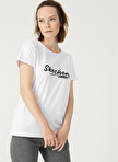 Skechers W Foil T-Shirt     Beyaz Kadın T-Shirt