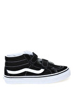 Vans Siyah Erkek Çocuk Süet Kanvas Yürüyüş Ayakkabısı VN00018T6BT1 SK8-Mid Reissue V