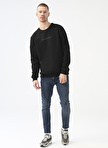 Columbia Siyah CSC Basic BAR Split Crew Erkek Sweatshirt CS0274 CSC M BAR SPLIT CREW SWEATSH_9