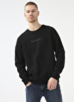 Columbia Siyah CSC Basic BAR Split Crew Erkek Sweatshirt CS0274 CSC M BAR SPLIT CREW SWEATSH_14