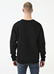 Columbia Siyah CSC Basic BAR Split Crew Erkek Sweatshirt CS0274 CSC M BAR SPLIT CREW SWEATSH_19