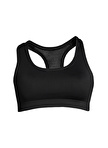 Casall 19980-901 Iconic Sports Bra Kadın Siyah O Yaka Slim Fit Sporcu Sütyeni