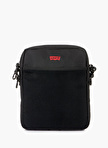 Levis Siyah Erkek Sırt Çantası Dual Strap North-South Crossbody