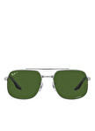 Ray-Ban RB3699 Kare Metal Polarize Unisex Güneş Gözlüğü