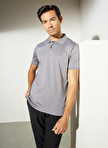 Brooks Brothers Polo Yaka Gri Erkek T-Shirt BBSP23MTS016