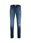 Jack & Jones Düşük Bel Slim Fit Erkek Denim Pantolon 12237329_JJIGLENN JJICON GE 442