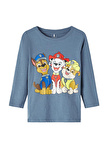 Name İt Mavi Erkek Çocuk T-Shirt NMMJARIM PAWPATROL LS TOP CPLG