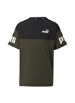 Puma Mavi Erkek Çocuk T-Shirt 67009770 Puma Power Colorblock Tee