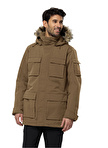 Jack Wolfskin Kahve Erkek Kapüşon Yaka Parka  Glacier Canyon Parka