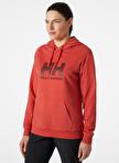 Helly Hansen Kırmızı Kadın Sweatshirt HHA.33978   W LOGO HOOD