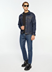 Gap Normal Bel Straight Paça Straight Fit Koyu İndigo Erkek Denim Pantolon 499988