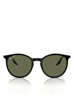 Ray-Ban RB2204 Yuvarlatılmış Kare Siyah Polarize Unisex Güneş Gözlüğü