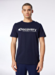 Discovery Expedition Lacivert Erkek Bisiklet Yaka T-Shirt D4SM-TST3290