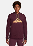 Nike Bordo Erkek Kapüşon Yaka Baskılı Sweatshirt DV9324-681-M NK DF MAGIC HOUR HOODI