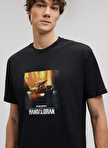 Mavi Düz Yaka Düz Siyah Erkek T-Shirt M0612043-900_MANDALORIAN TİŞÖRT