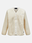 Peak Performance Bej Erkek V Yaka Bol Kesim Polar Sweatshırt G79060020_M Heavy Pile Cardigan