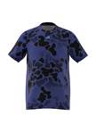 adidas Desenli Mavi Erkek T-Shirt IR7522-J TR-ES AOP T