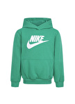 Nike Baskılı Erkek Yeşil Sweatshırt 86L095-E5D-NKN N NSW CLUB FT HBR PO