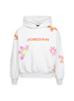 Krem Kız Çocuk Baskılı Sweatshirt 45C960-W6N-JDG DELORIS JORDAN FLWR