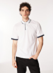 Jack & Jones Beyaz Erkek Polo T-Shirt JJSTEEL POLO SS