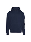 Kapüşon Yaka Baskılı Lacivert Erkek Sweatshirt DM0DM18494C1G