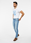 SLIM TAPERED - ECO Normal Bel Normal Mavi Erkek Denim Pantolon M4RAS2D58M3R8TE