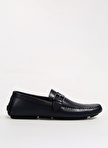 George Hogg Lacivert Erkek Deri Loafer 97016