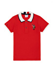 U.S. Polo Assn. Kırmızı Erkek Çocuk Regular Fit Polo T-Shirt SD01KIDSIY024