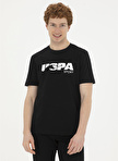 U.S. Polo Assn. Bisiklet Yaka Siyah Erkek T-Shirt MONRO