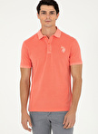 U.S. Polo Assn. Nar Çiçeği Erkek Slim Fit Polo T-Shirt TJ01IY024