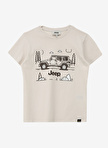 Jeep Baskılı Taş Erkek Çocuk T-Shirt J4SB-TSH12