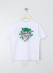 Benetton Beyaz Erkek T-Shirt 3096C10J6