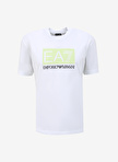 EA7 Bisiklet Yaka Beyaz Erkek T-Shirt 3DPT40PJFBZ