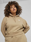 Puma 62422983 BETTER CLASSICS Hoodie Bej Kadın Kapüşon Yaka Normal Kalıp Sweatshirt