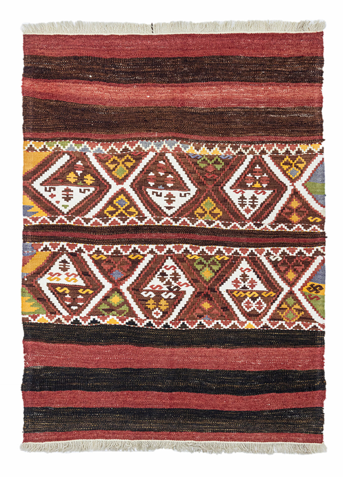 Toros Vintage Rustik Yün Kilim 87x120 cm