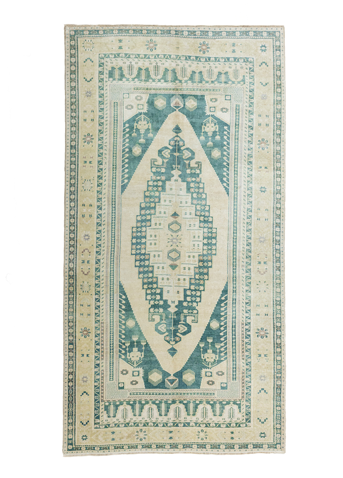 Zenge Yöresel Taşpınar Desenli El Dokuma Halı 165x316 cm