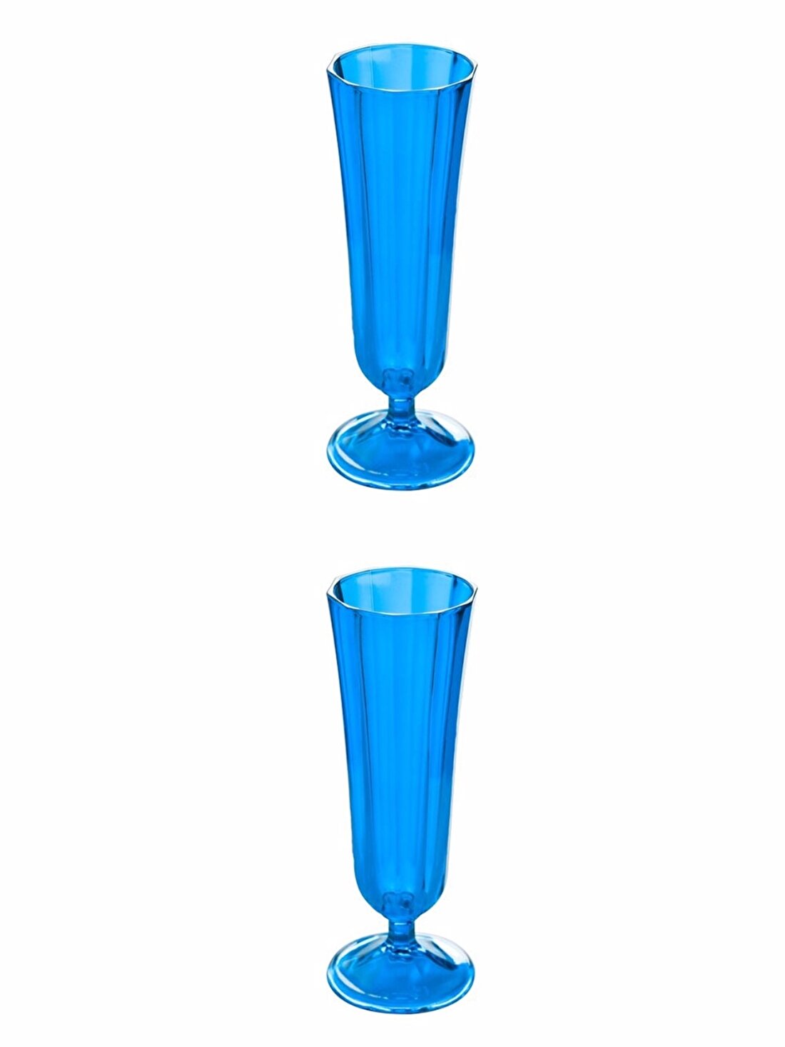 Porland Mavi Flüt Şampanya Bardağı 130cc 2'li 04FIA001750