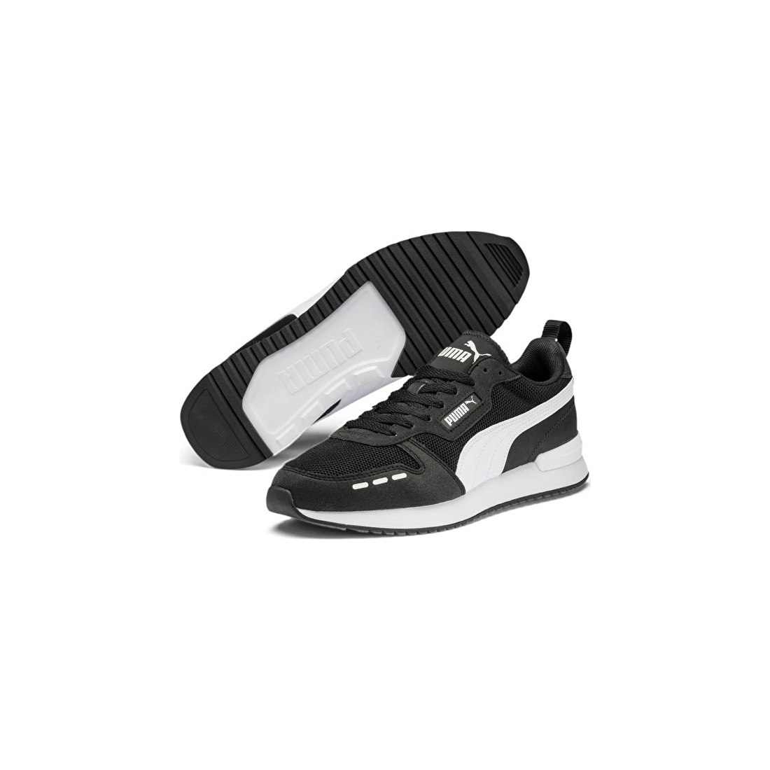 PUMA R78 Puma Black  White Erkek Ayakkabı 37311701