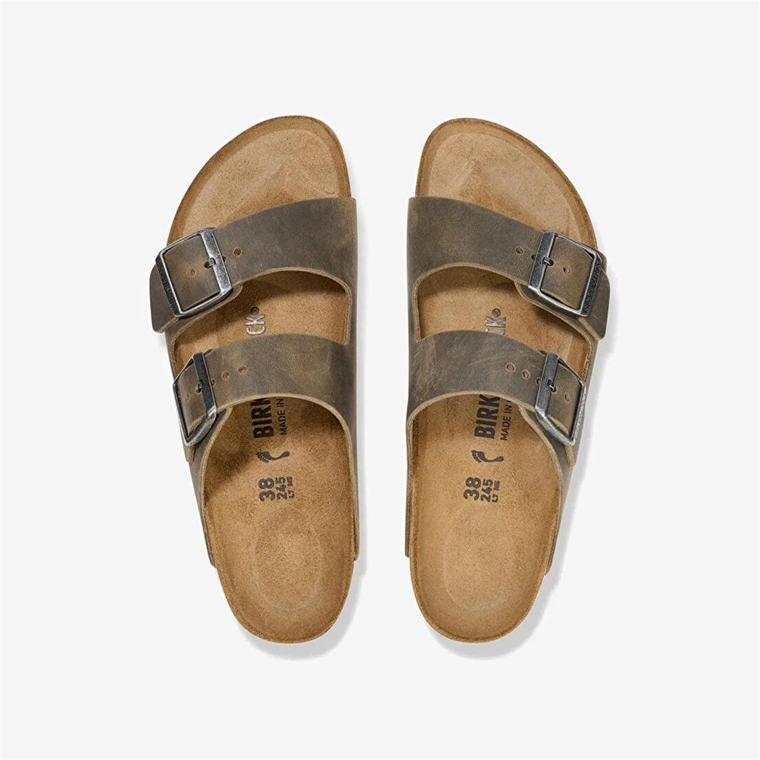 Birkenstock Arizona Leoi Faded Khaki Unisex Terlik