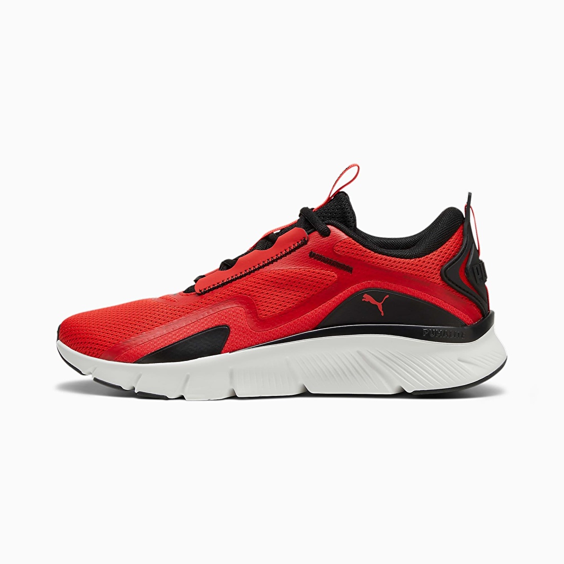 Puma FlexFocus Lite-Red-Black-Feather Gray Erkek Spor Ayakkabı