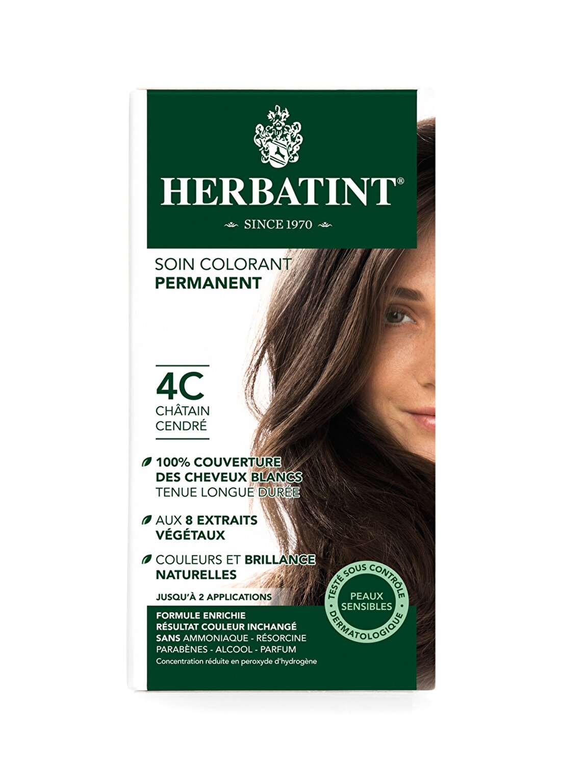 Herbatint 4C Chatain Cendre Saç Boyası
