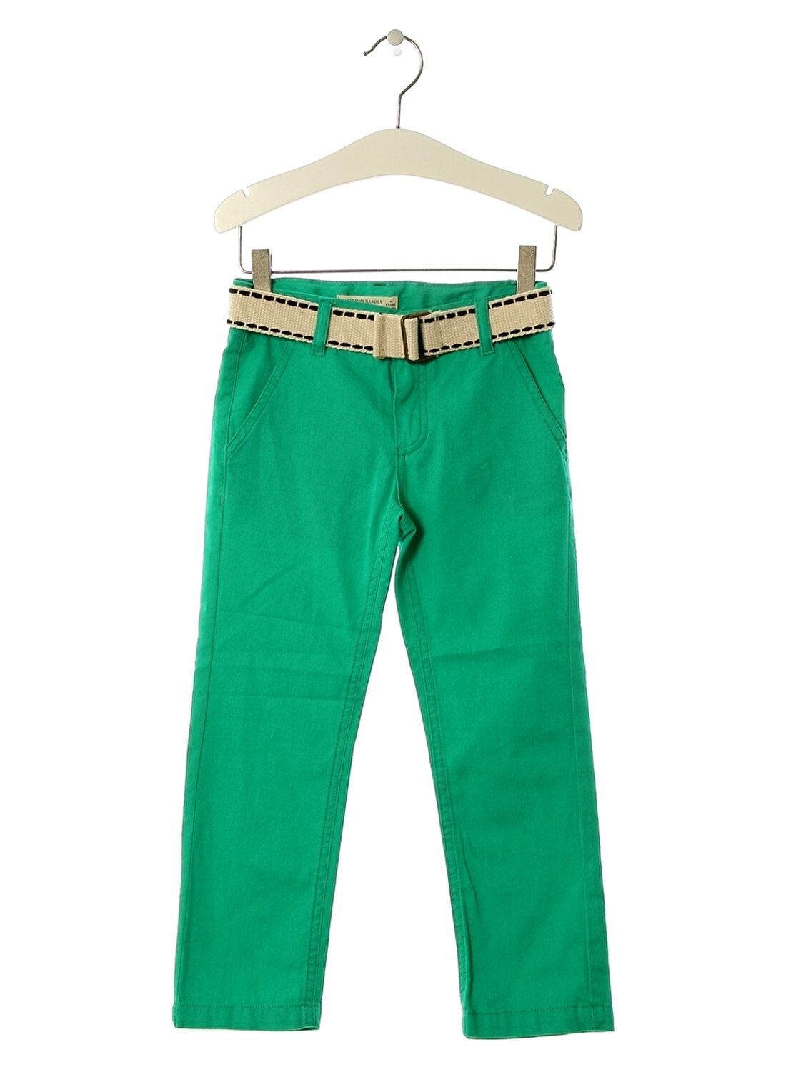 Mammaramma Kemerli Yeşil Erkek Çocuk Pantolon