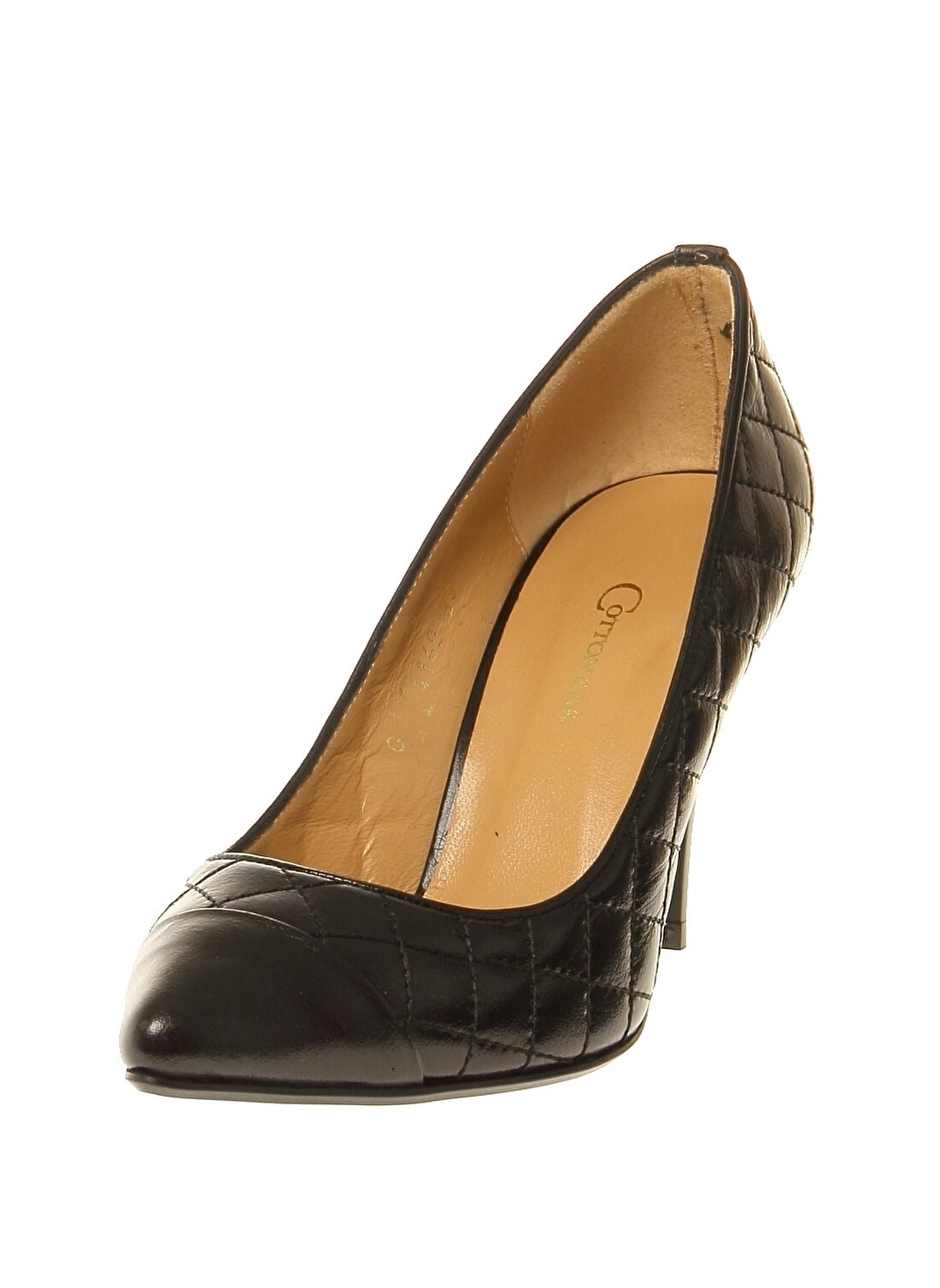 Cotton Bar Siyah Kadın Topuklu Ayakkabı