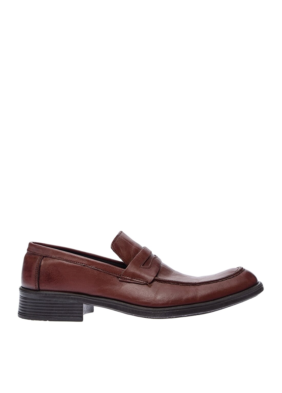 New Vision Deri Sivri Burun Kahverengi Erkek Klasik Ayakkabı