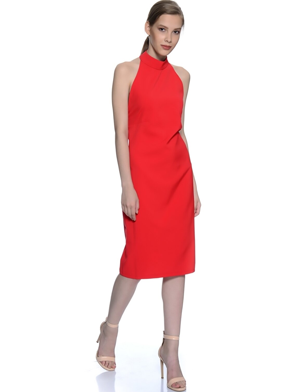 Fashion Union Kırmızı Kadın Elbise TLU682