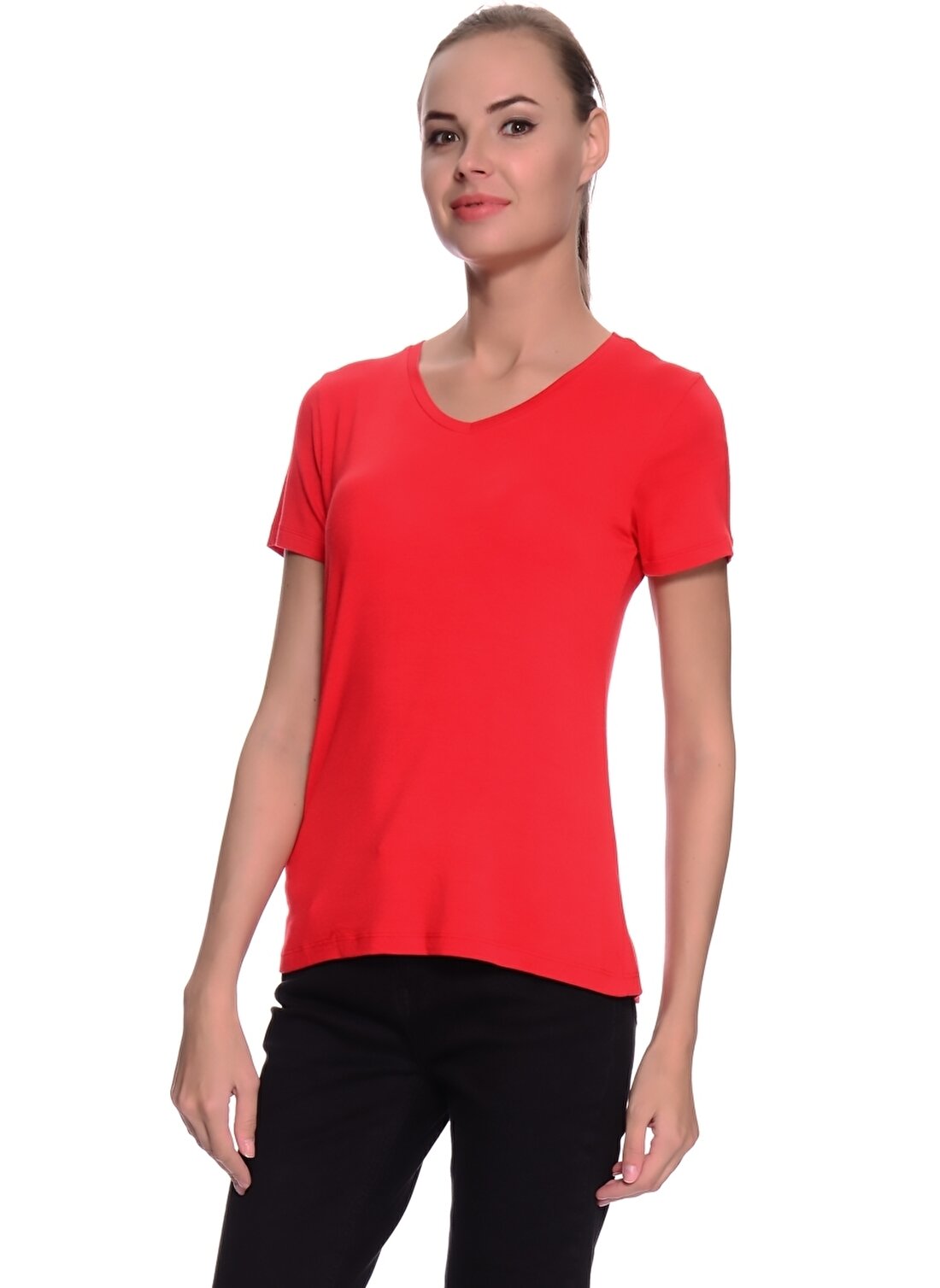 Limon Kırmızı Kadın T-Shirt