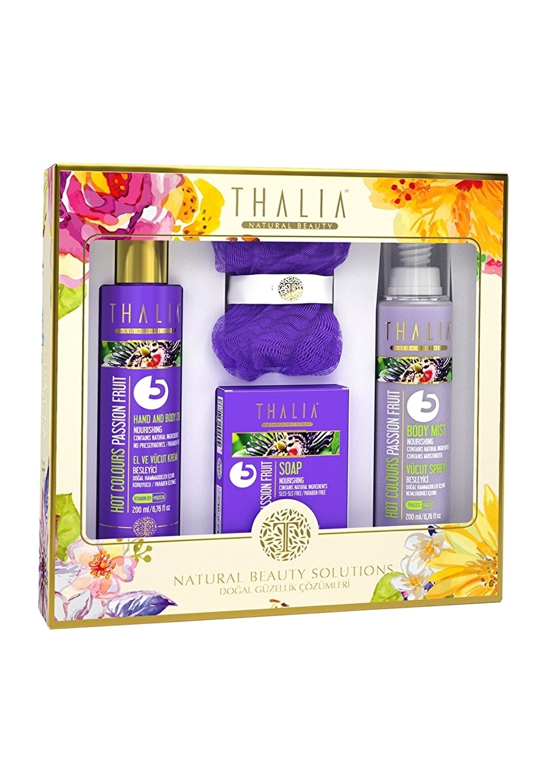 Thalia Hot Colors Rahatlatıcı Çarkıfelek Meyvesi Özlü Cilt Bakım Seti