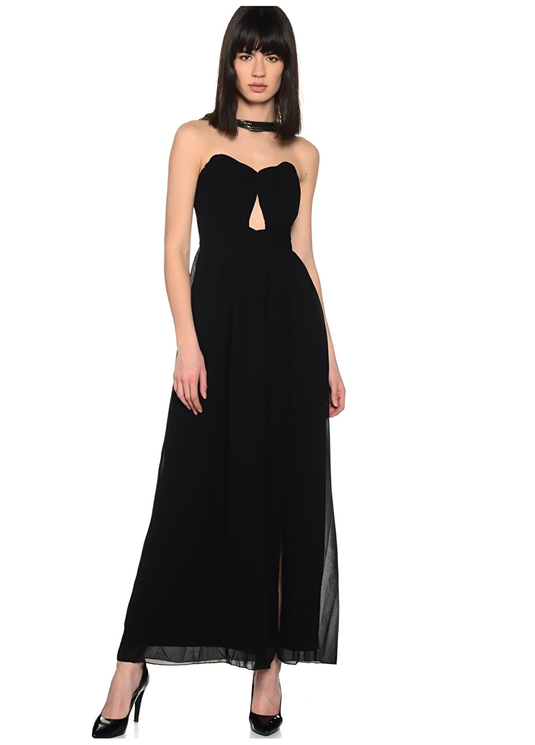 Little Mistress Siyah Kadın Elbise X4830D2B