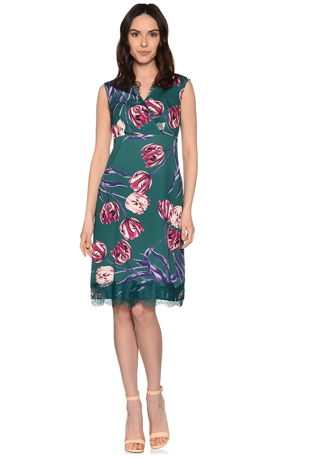 House Of Camellia Çok Renkli Kadın Elbise HOC0680